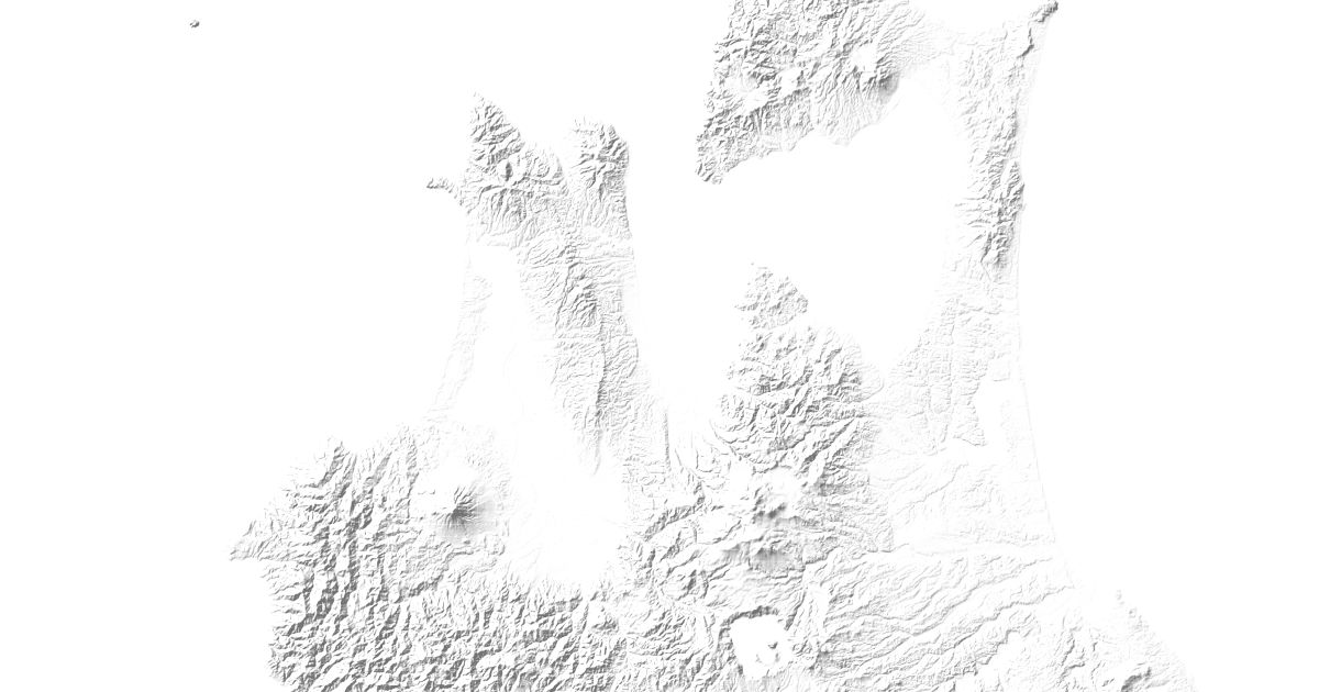Map of 3 places in Aomori Prefecture