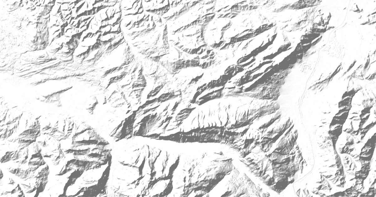 Map of 6 places in Appenzell Alps