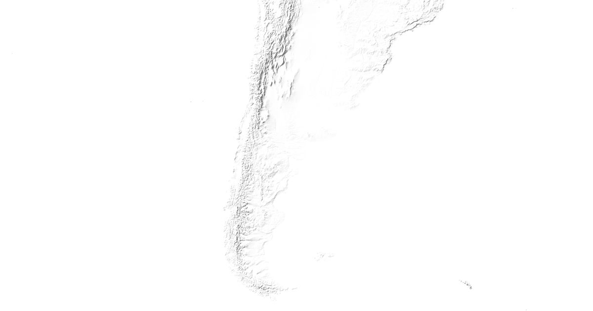 Map of 42 places in Argentina