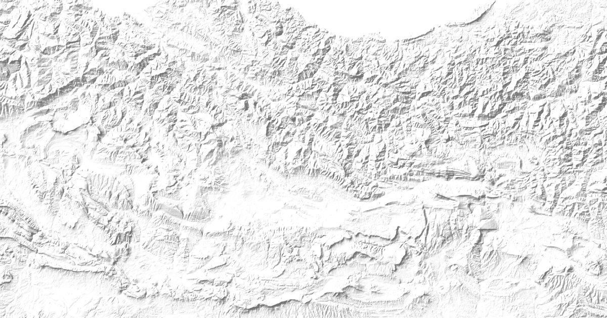 Map of 7 places in Basque Mountains