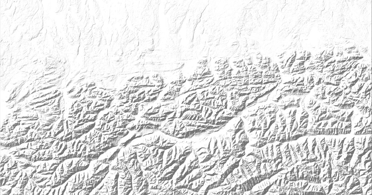 Map of 17 places in Bavarian Alps