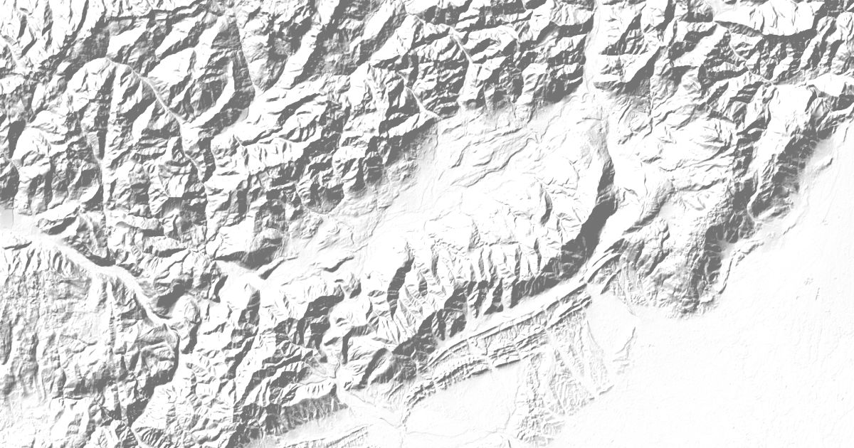 Map of 3 places in Bellunes Alps