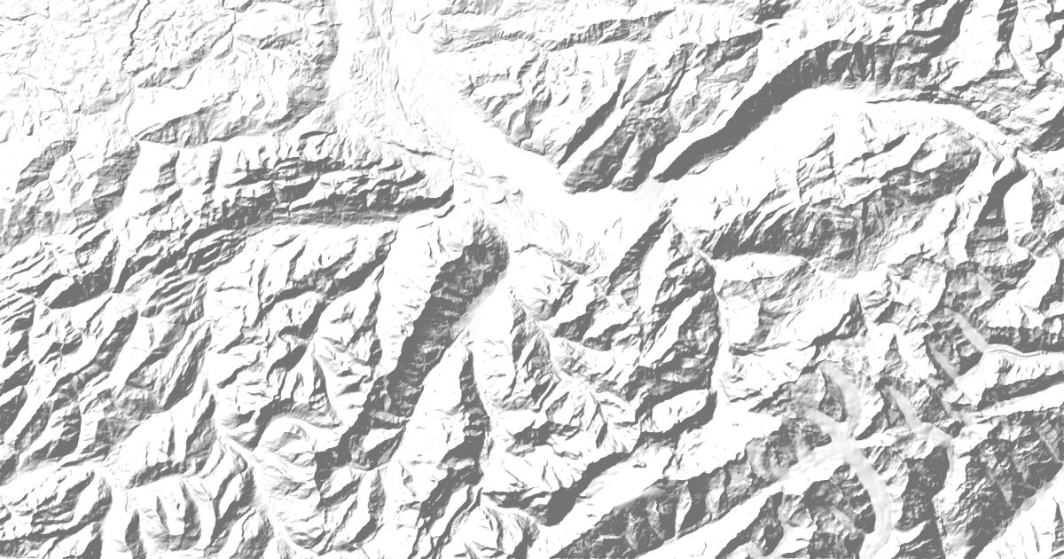 Map of 20 places in Bernese Prealps