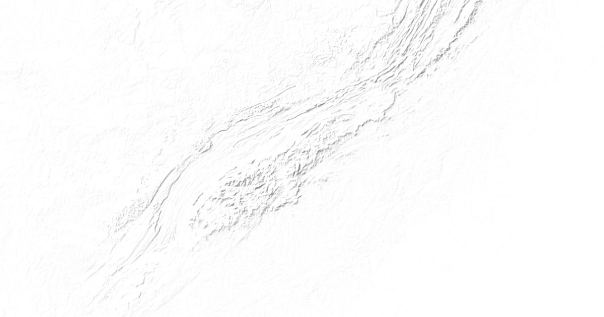 Map of 15 places in Blue Ridge Mountains