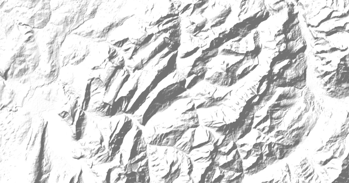 Map of 4 places in Bornes Prealps
