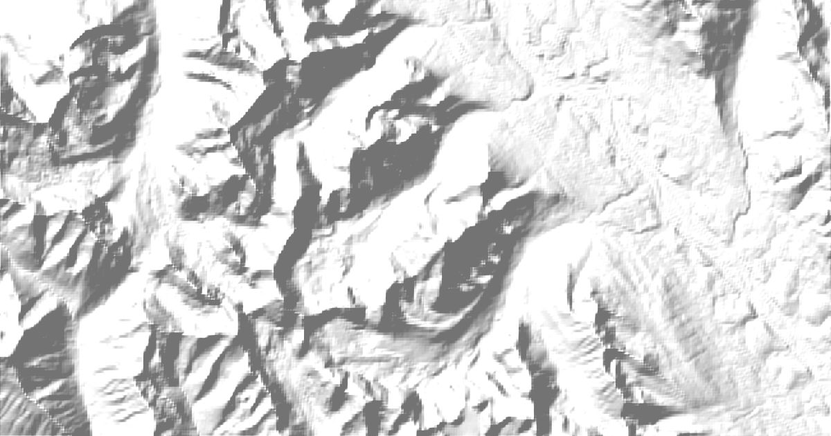Map of 7 places in Bow Range