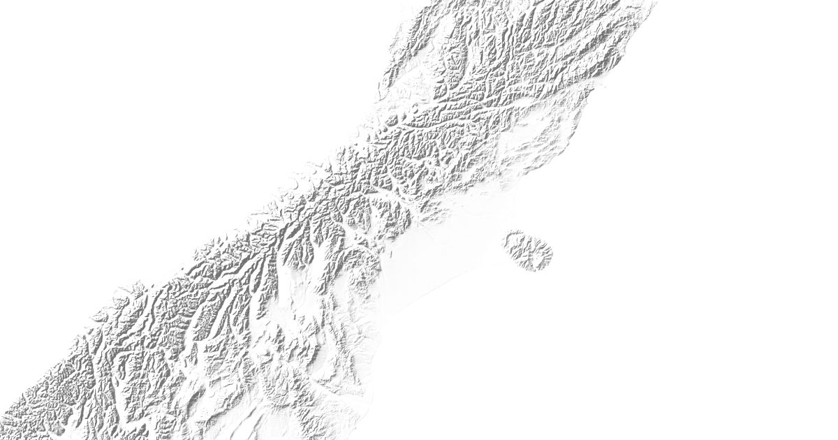 Map of 22 places in Canterbury Region