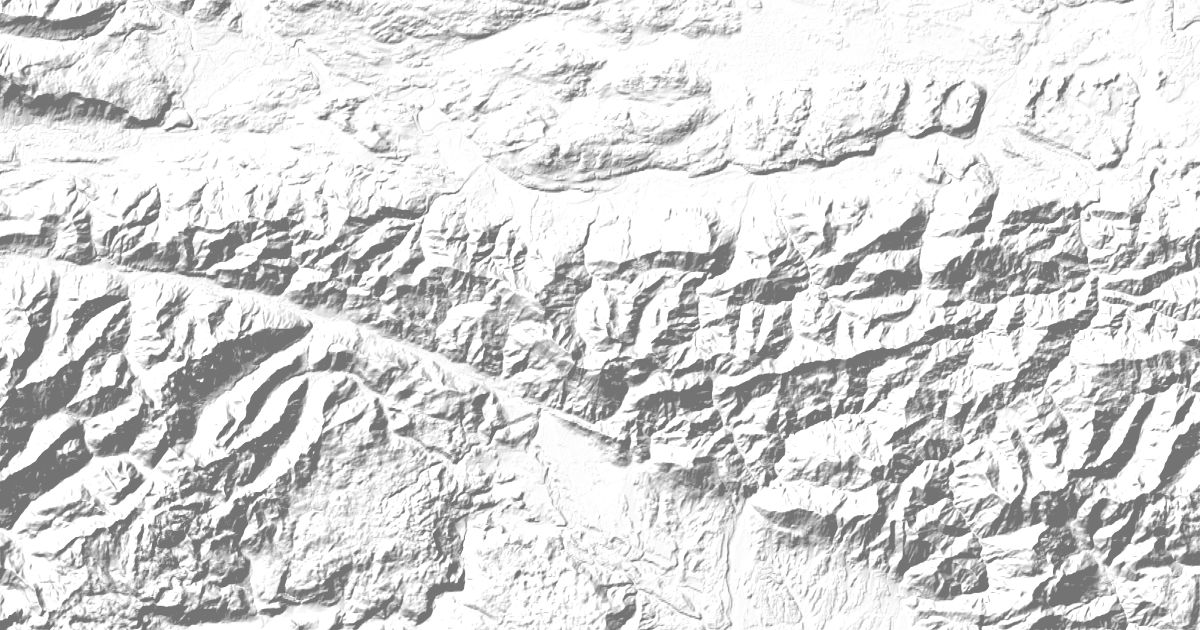Map of 17 places in Carinthian-Slovenian Alps