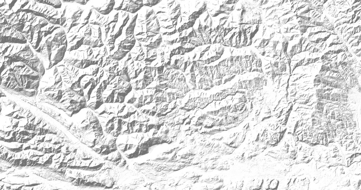 Map of 5 places in Carinthian-Styrian Alps