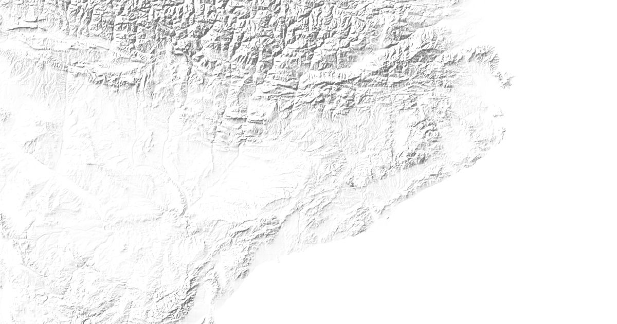 Map of 12 places in Catalonia