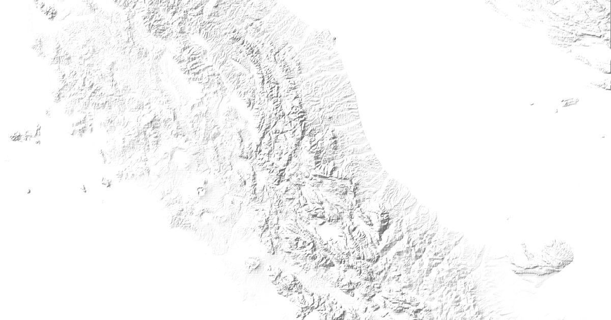 Map of 17 places in Central Apennines
