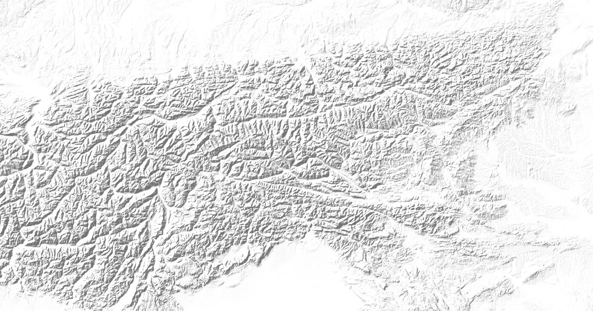 Map of 140 places in Central Eastern Alps