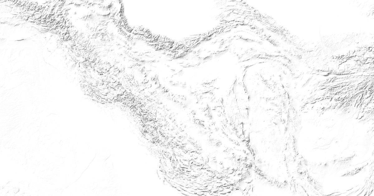 Map of 3 places in Central Iranian Range