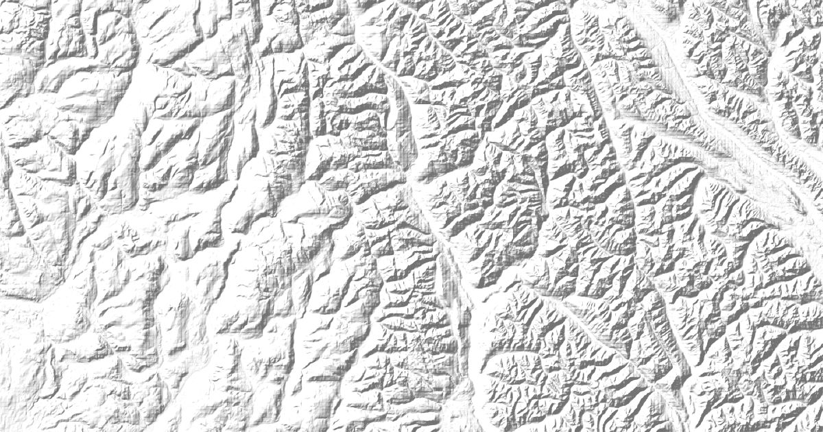 Map of 7 places in Columbia Mountains