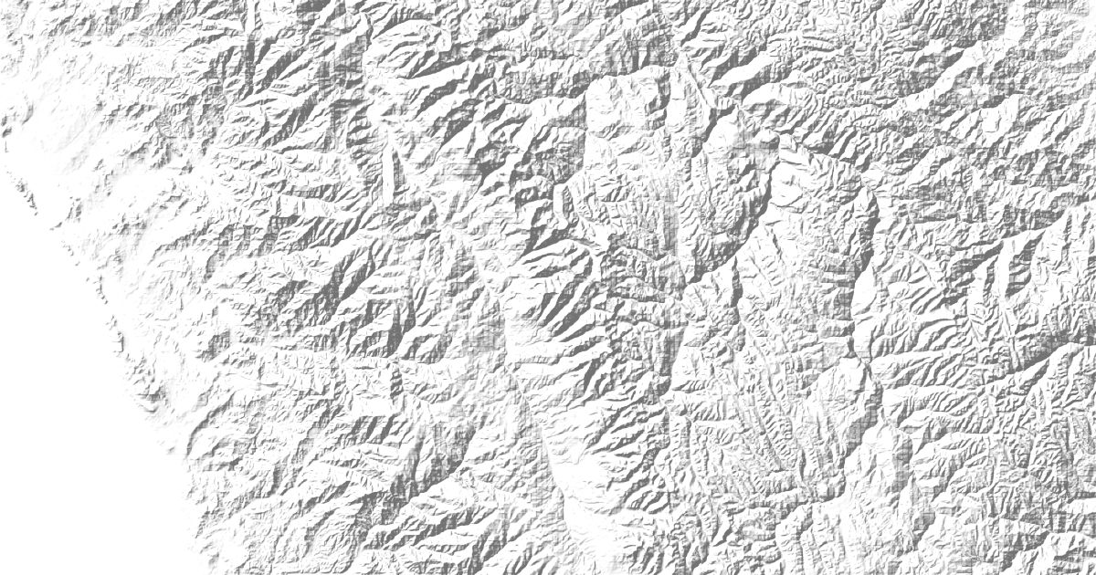 Map of 10 places in Cordillera Blanca