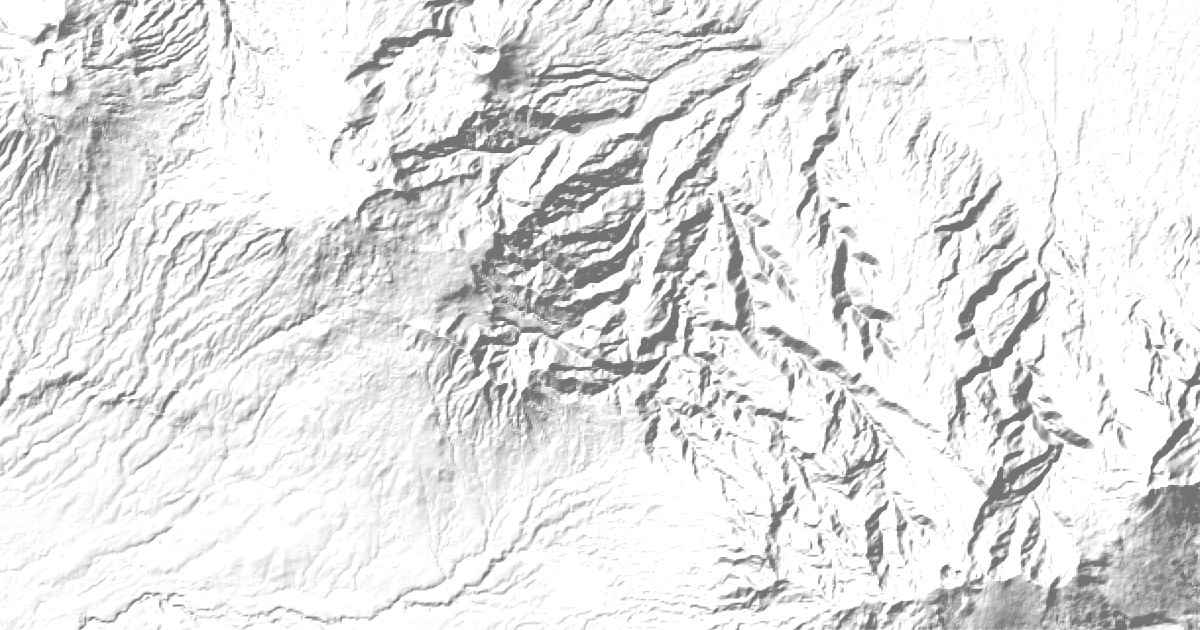 Map of 4 places in Cordillera Central
