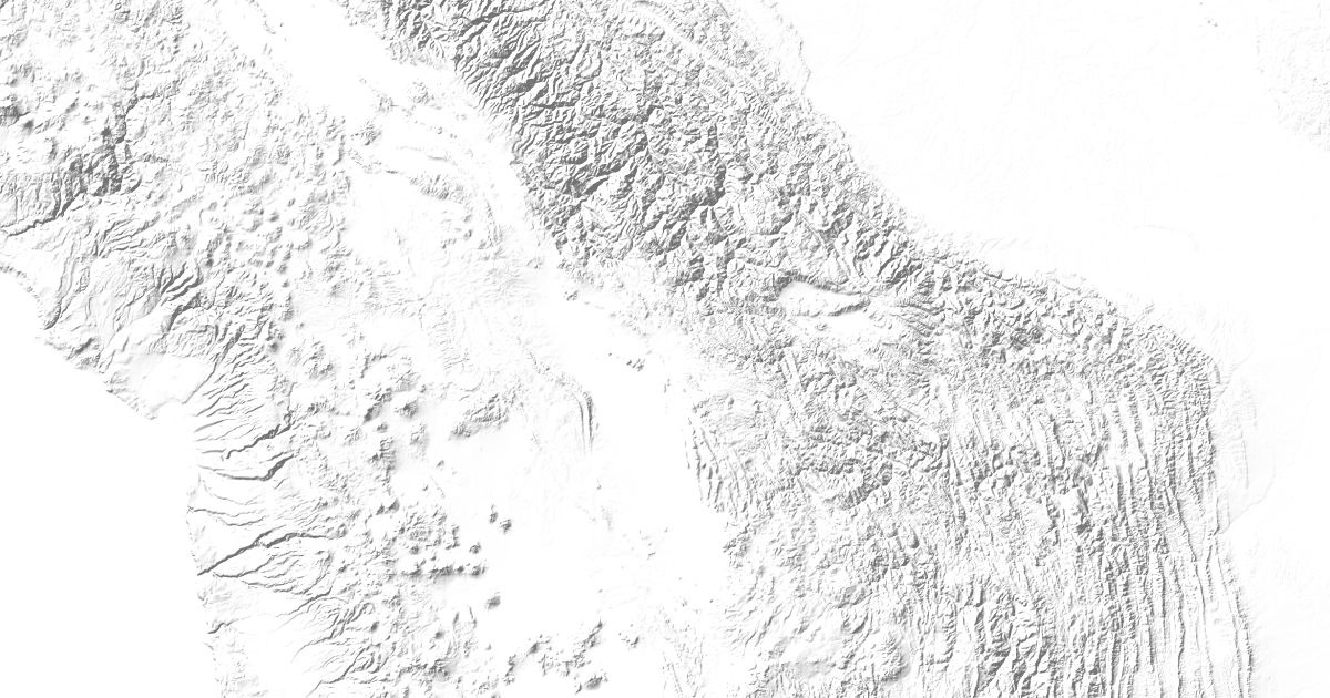 Map of 4 places in Cordillera Oriental