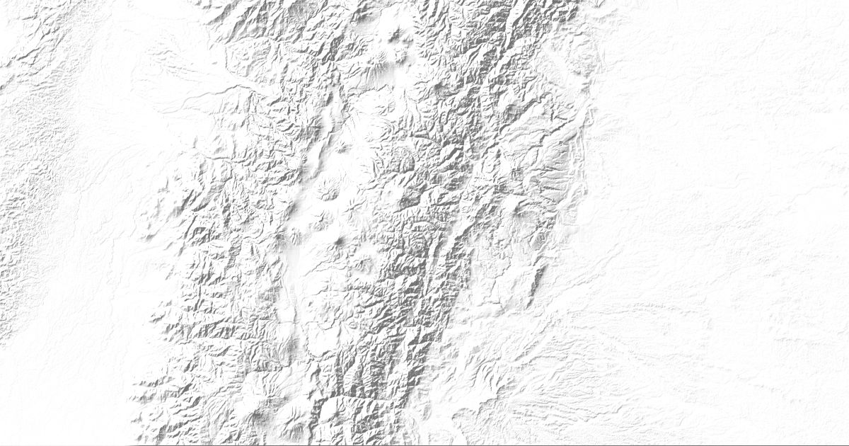 Map of 4 places in Cordillera Real