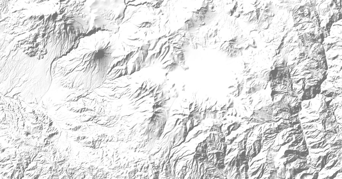 Map of 5 places in Cordillera Volcanic