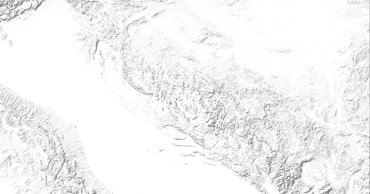 Map of 20 places in Dinaric Alps