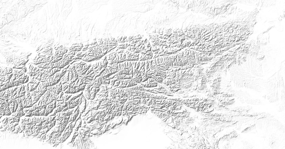 Map of 350 places in Eastern Alps