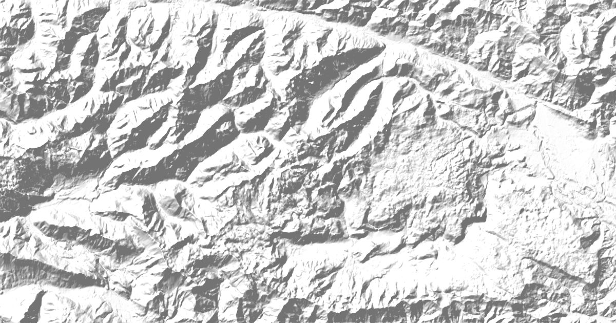 Map of 16 places in Eastern Julian Alps
