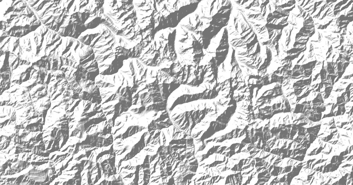 Map of 5 places in Eastern Maritime Alps