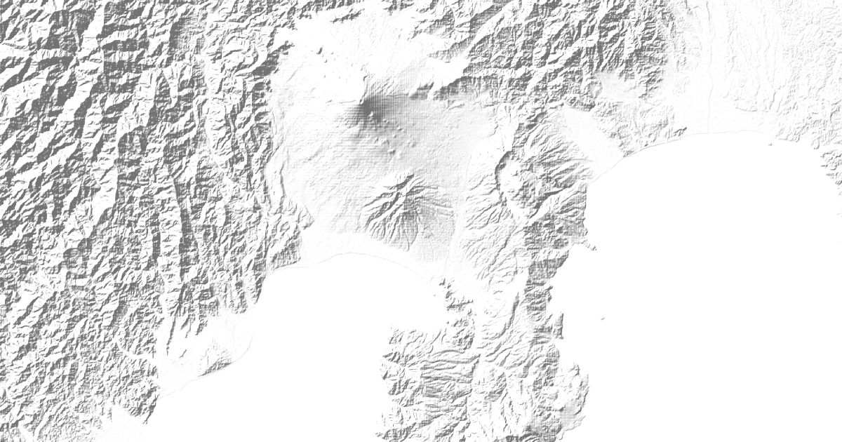 Map of 5 places in Fuji-Hakone-Izu National Park