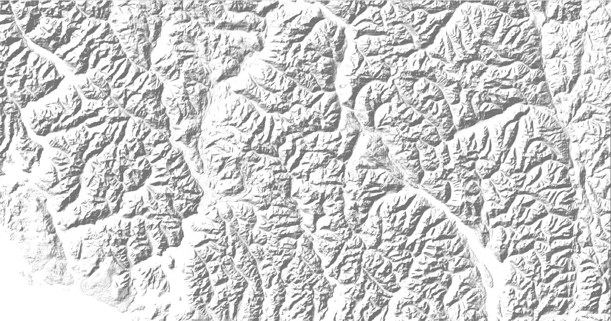 Map of 10 places in Garibaldi Ranges