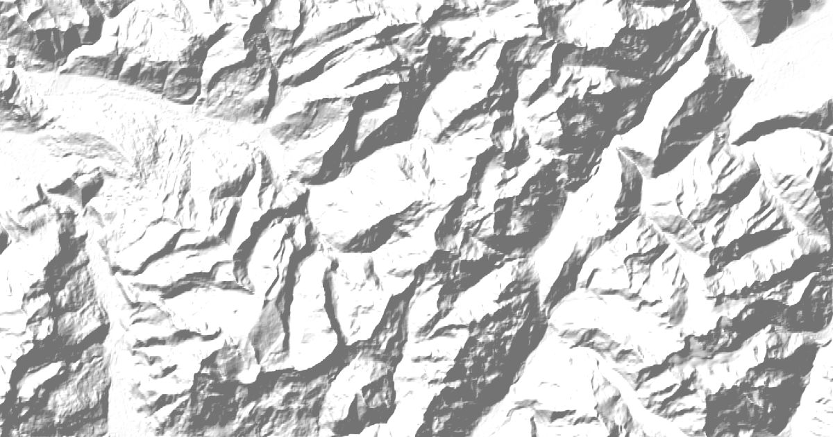 Map of 3 places in Giffre Mountains