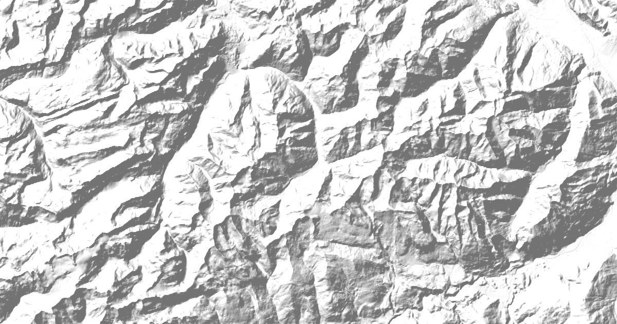 Map of 14 places in Glarus Alps