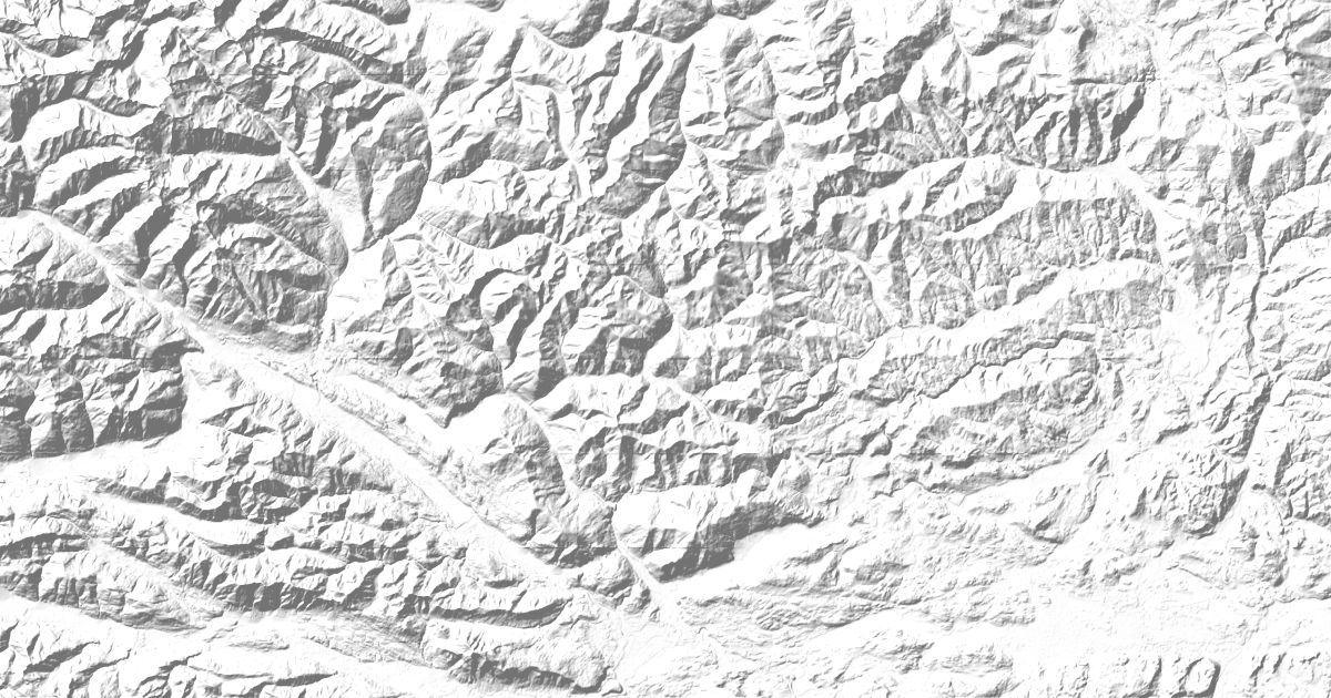 Map of 4 places in Gurktal Alps