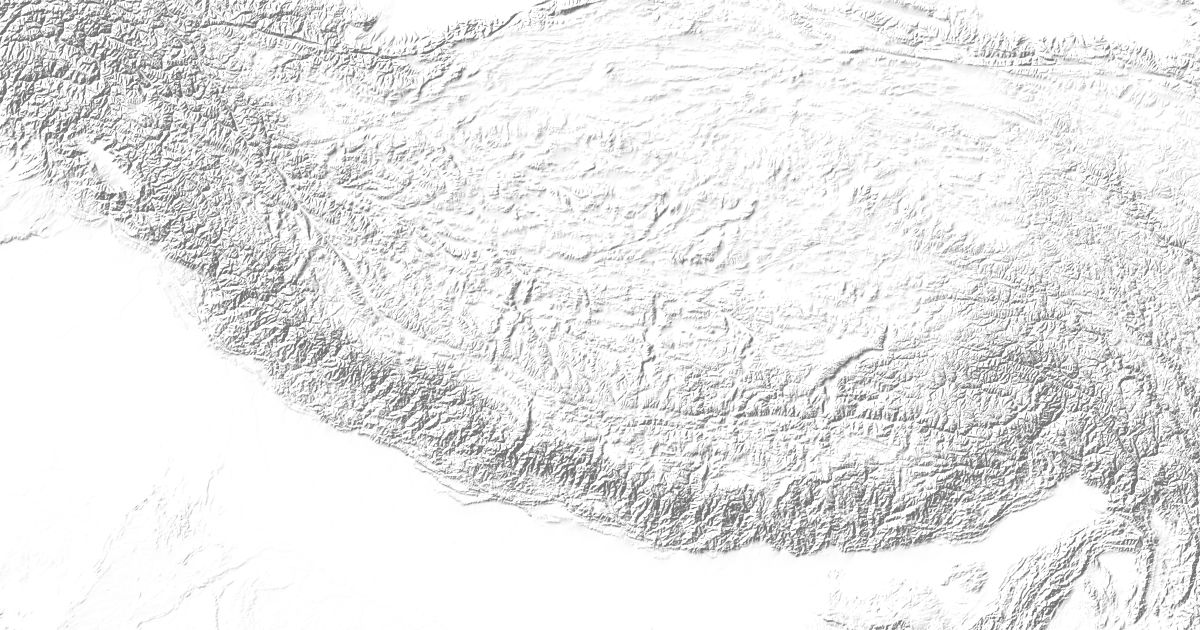 Map of 121 places in Himalayas