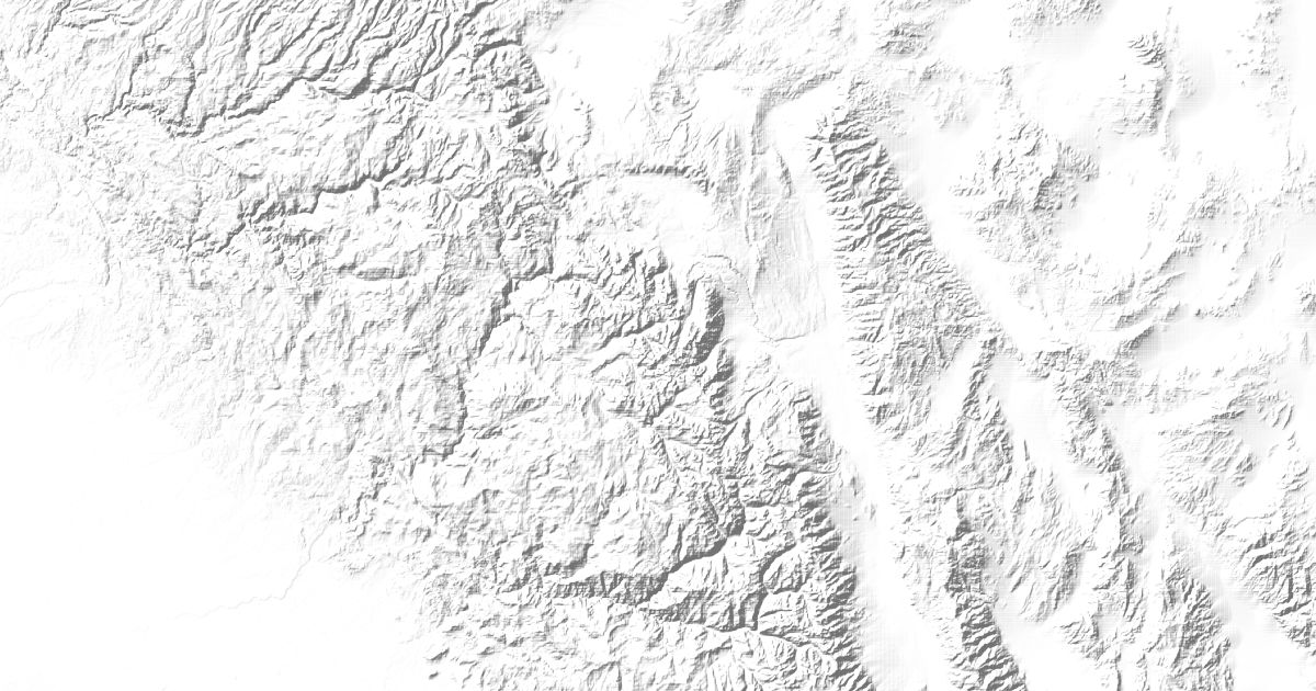 Map of 5 places in Inyo National Forest