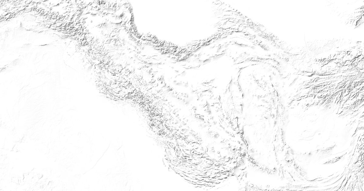 Map of 16 places in Iran