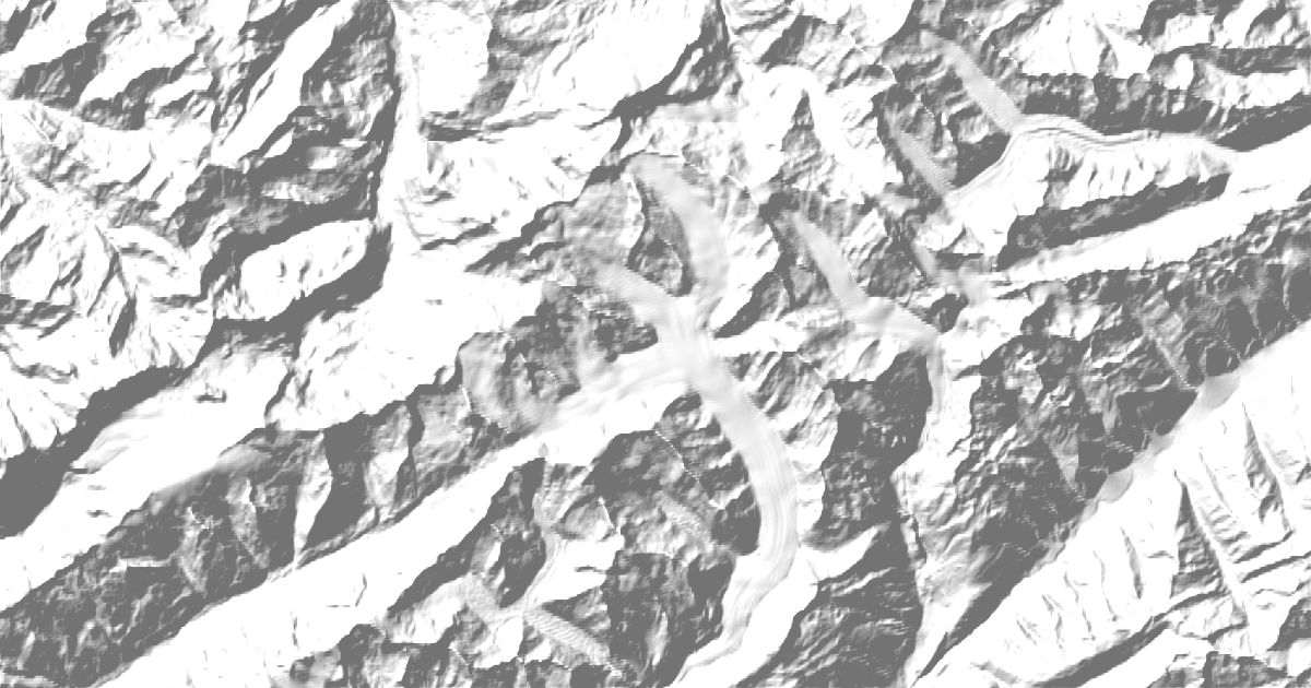 Map of 8 places in Jungfrau-Fiescherhorn Group