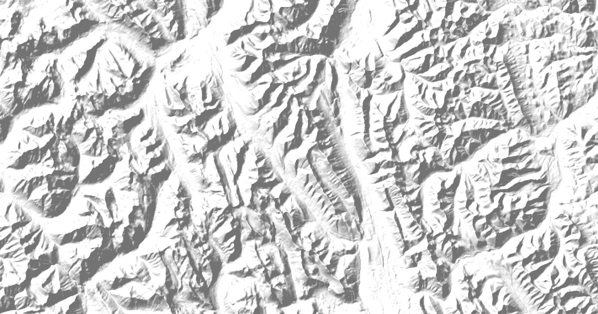 Map of 3 places in Kananaskis Range