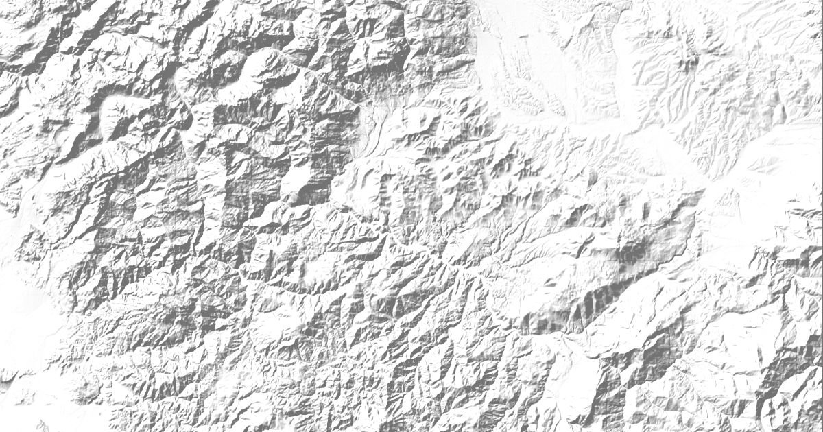 Map of 3 places in Kukës County