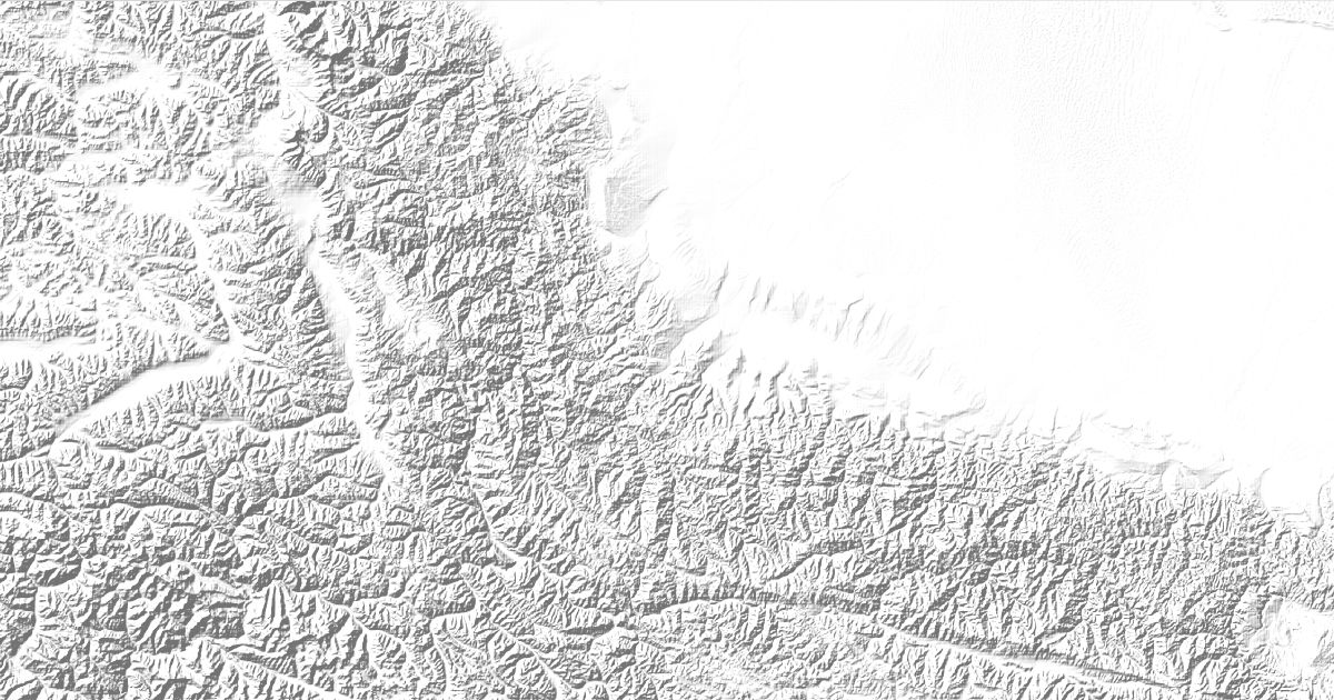 Map of 4 places in Kunlun Mountains