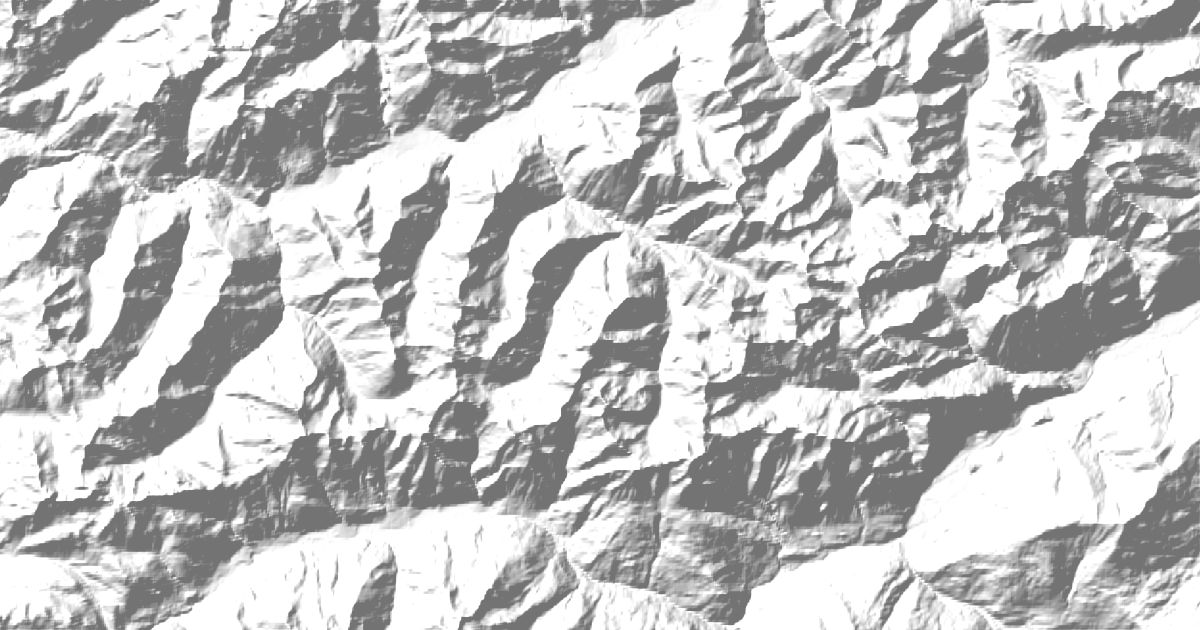 Map of 4 places in Lechtal Alps