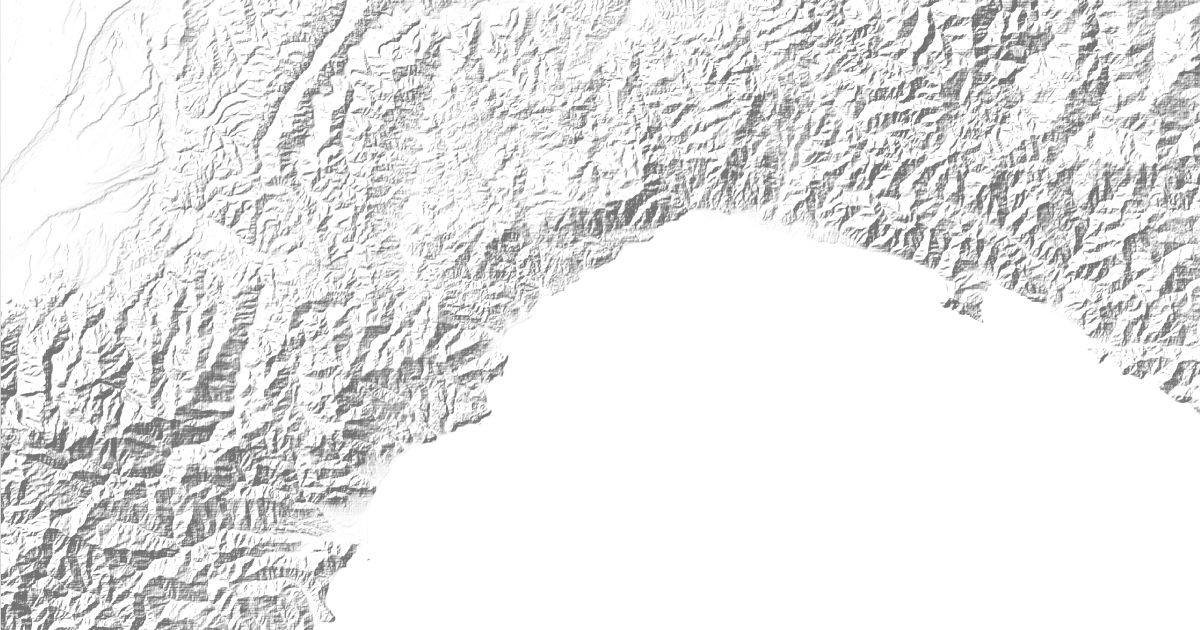 Map of 4 places in Liguria