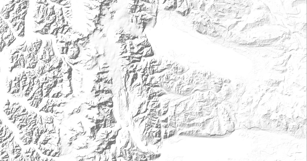 Map of 3 places in Los Glaciares National Park