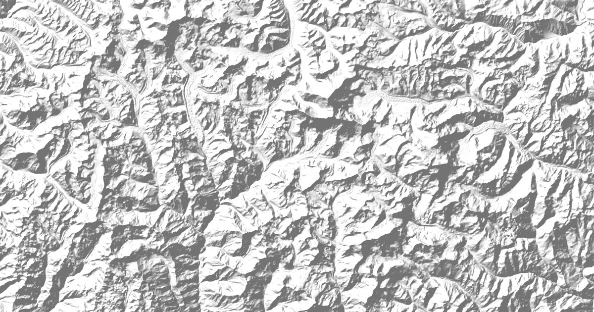 Map of 12 places in Mahalangur Himal