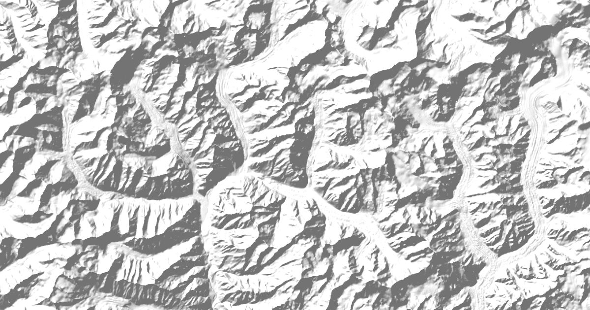 Map of 4 places in Masherbrum Mountains