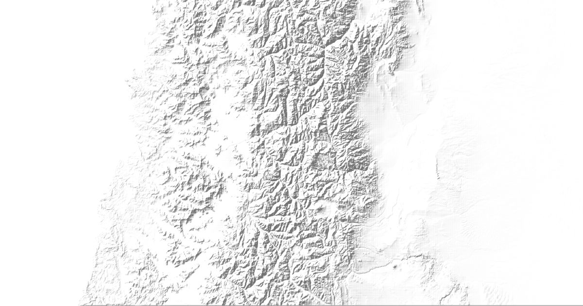 Map of 5 places in Mendoza Province
