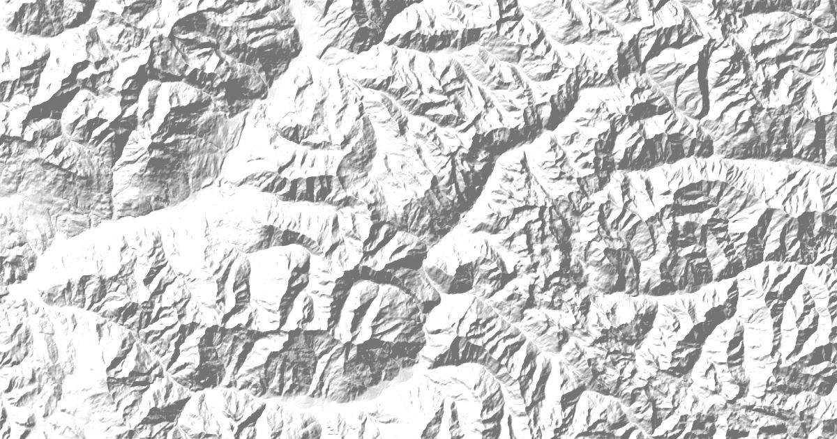 Map of 6 places in Monte Viso Alps