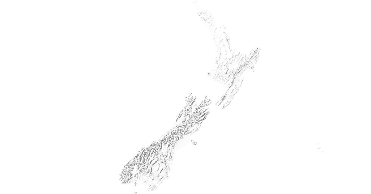 Map of 112 places in New Zealand