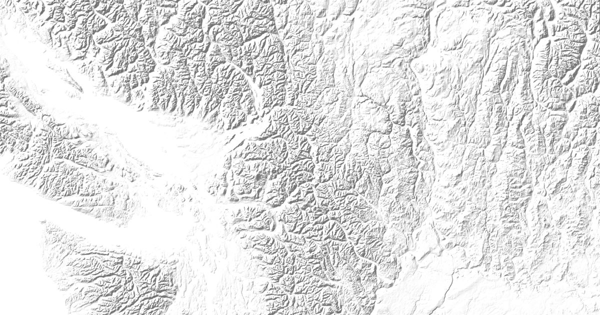 Map of 9 places in North Cascades