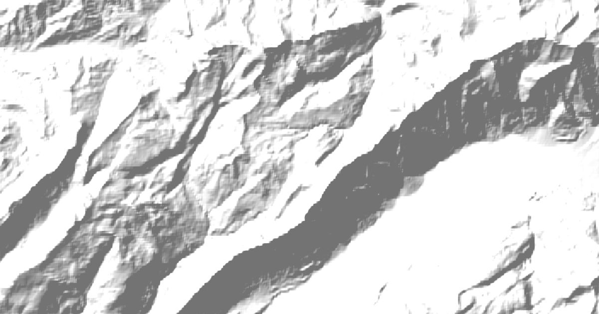 Map of 4 places in North-Eastern Bernese Prealps