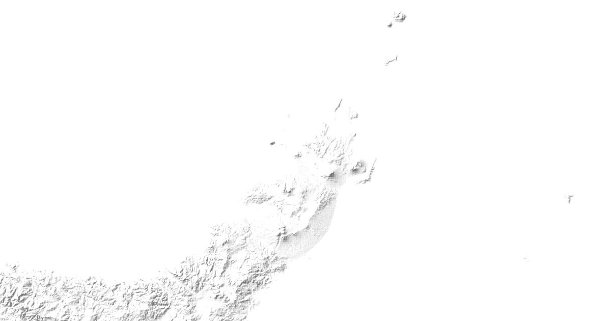 Map of 6 places in North Sulawesi